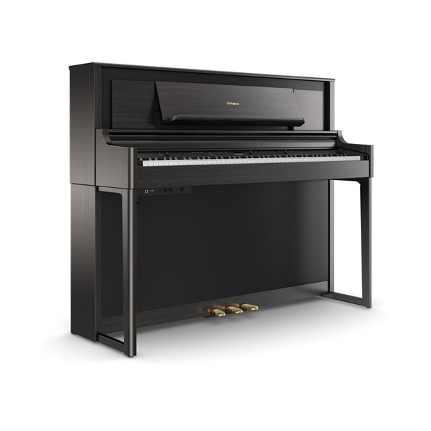 Roland LX706-CH Digital Piano, Charcoal Black with Bench and Headphones 