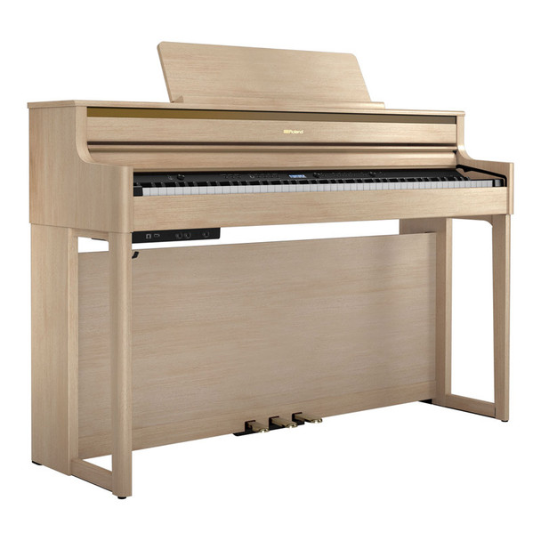 Roland HP704-LA Digital Piano, Light Oak with Bench and Headphones 