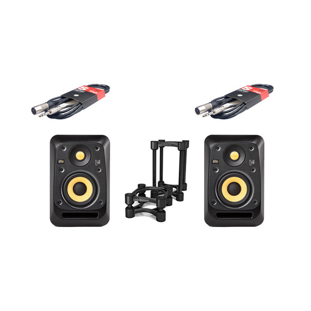 KRK V4 S4 Active Studio Monitor Bundle 