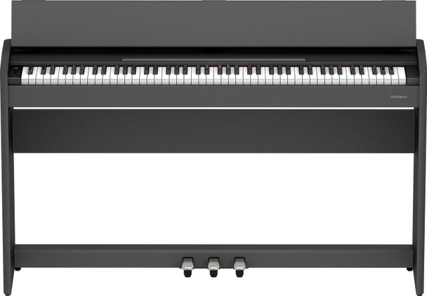 Roland F107 Digital Piano, Black with Bench & Headphones 