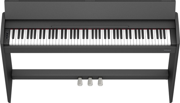 Roland F107 Digital Piano, Black with Bench & Headphones 