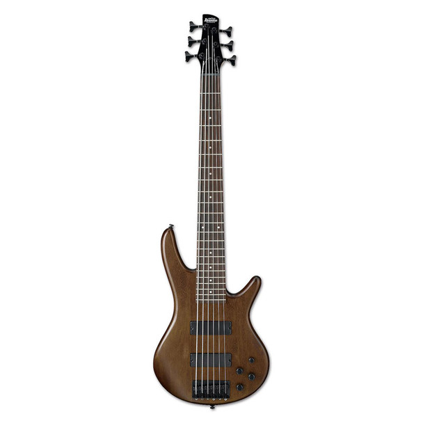 Ibanez GSR206B-WNF GIO SR 6 String Bass Guitar, Walnut Flat 