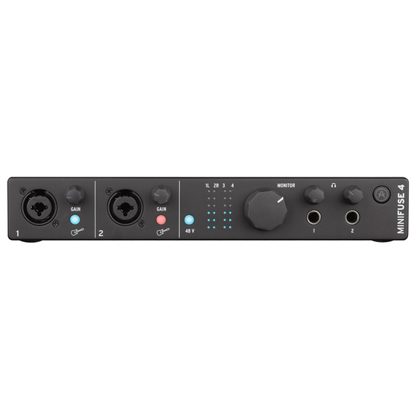 Arturia MiniFuse 4 USB Audio Interface, Black 