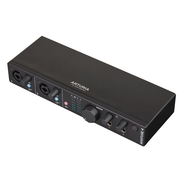 Arturia MiniFuse 4 USB Audio Interface, Black 