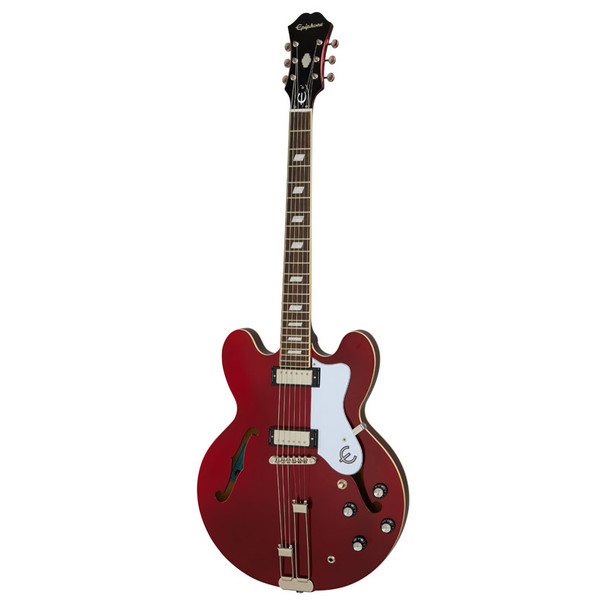 Epiphone Riviera Electric Guitar, Sparkling Burgundy, Frequensator Tailpiece 