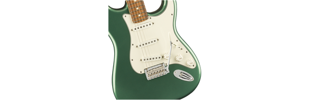 Fender Limited Edition Player Stratocaster Electric Guitar, Sherwood Green, Pau Farro 