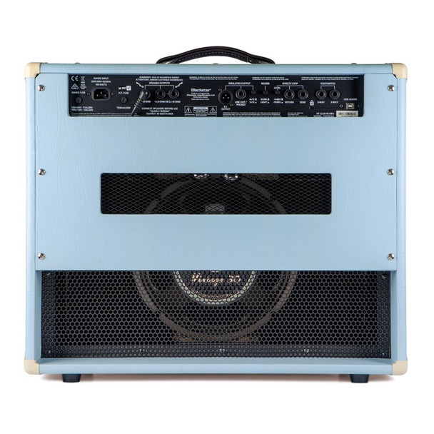 Blackstar HT Club 40 MkII Valve Guitar Combo Amplifier with Reverb, Vintage Blue 6L6 