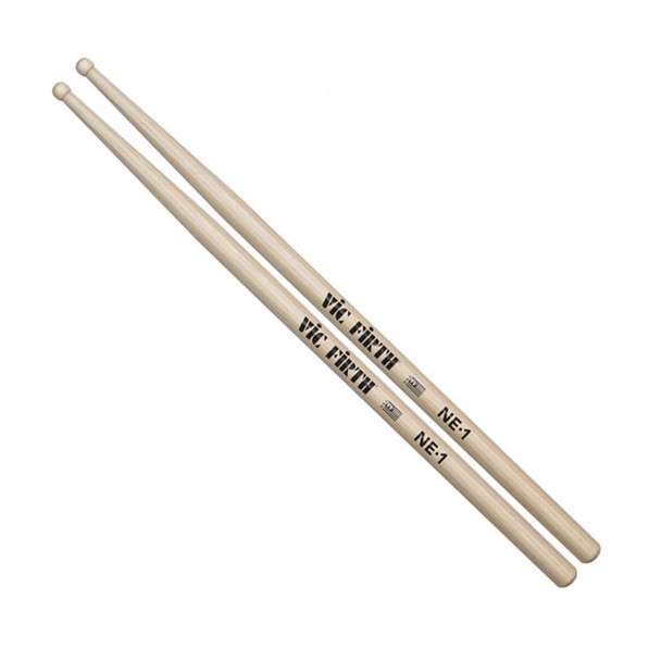 Vic Firth NE-1 Mike Johnston Drumsticks Wood Tip 