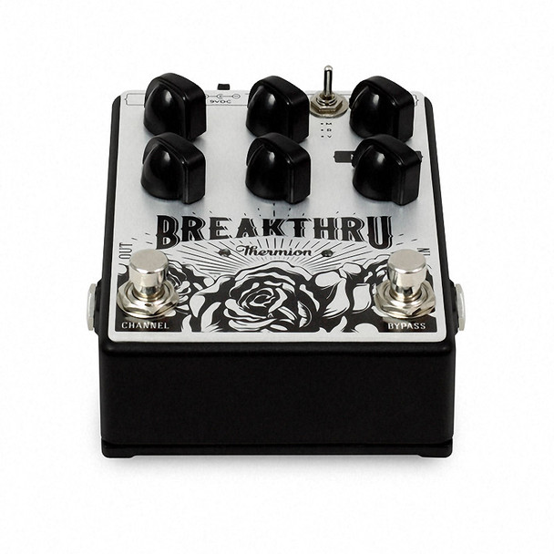 Thermion Breakthru 2 Channel Overdrive Effects Pedal 