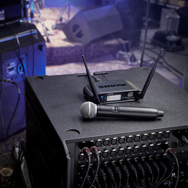 Shure GLXD24+/B58 Dual Band Digital Wireless Vocal Microphone System 