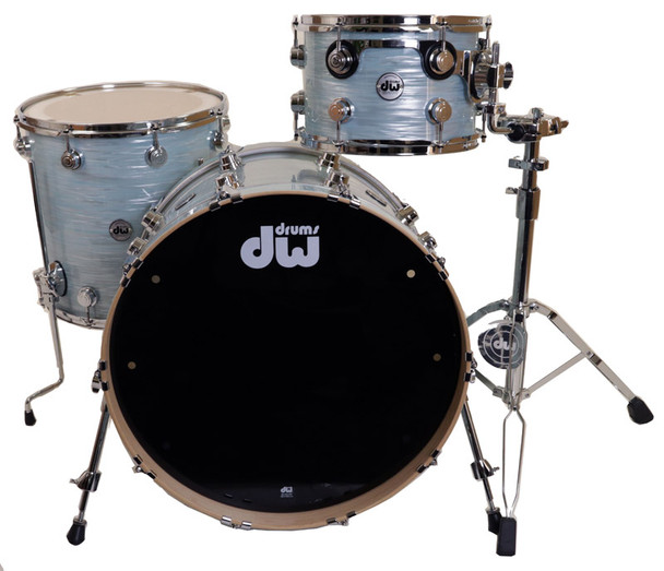 DW Collectors 12, 16, 22 Shell Pack in Pale Blue Oyster FinishPly 