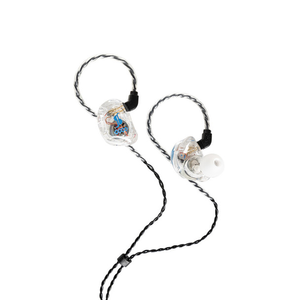 STAGG SPM-435 TR Sound Isolating Earphones, Transparent 