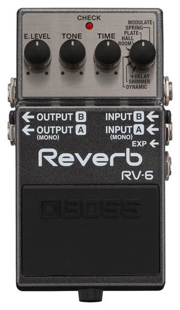 Boss RV-6 Reverb Effects Pedal 