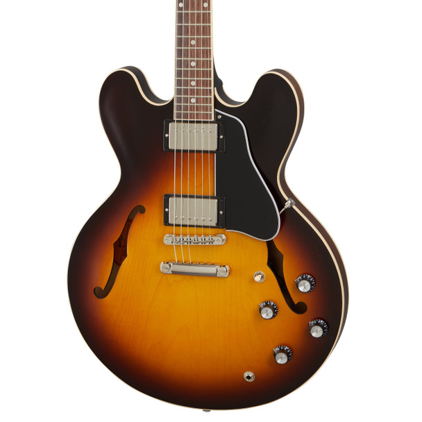 Gibson ES-335 Satin Electric Guitar, Satin Vintage Burst 