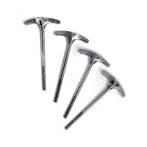 Ludwig P3034AP 4 1/8 inch Replacement T-Rods, 4 PK 