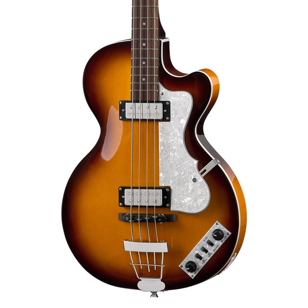 Hofner Ignition Club Bass Guitar, Sunburst 