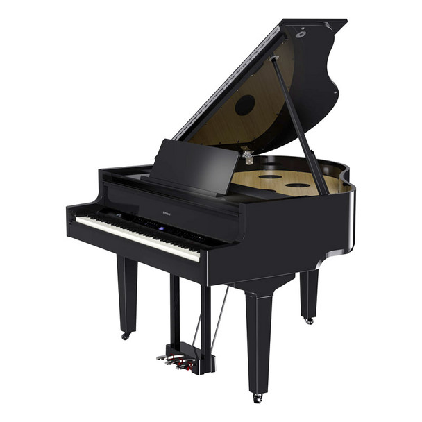 Roland GP-9M-PE Digital Grand Piano with Moving Keys, Polished Ebony 