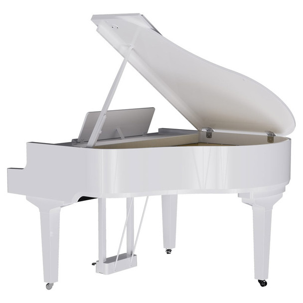 Roland GP-9M-PW Digital Grand Piano with Moving Keys, Polished White 