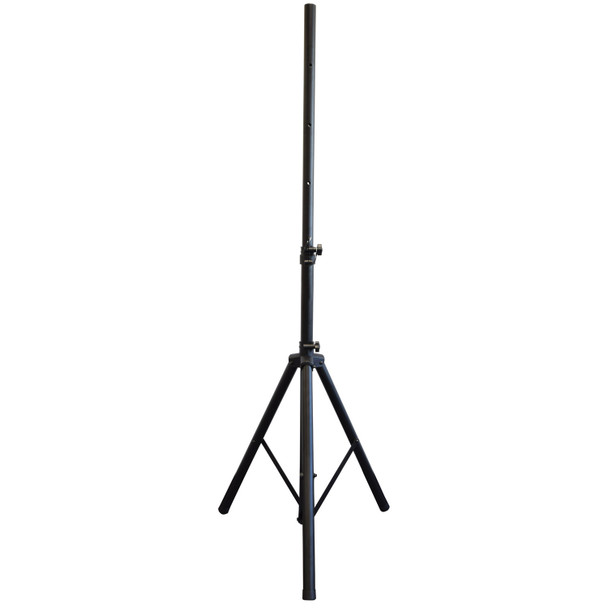 QTX Robust Steel Speaker Stand, Black (Single) 