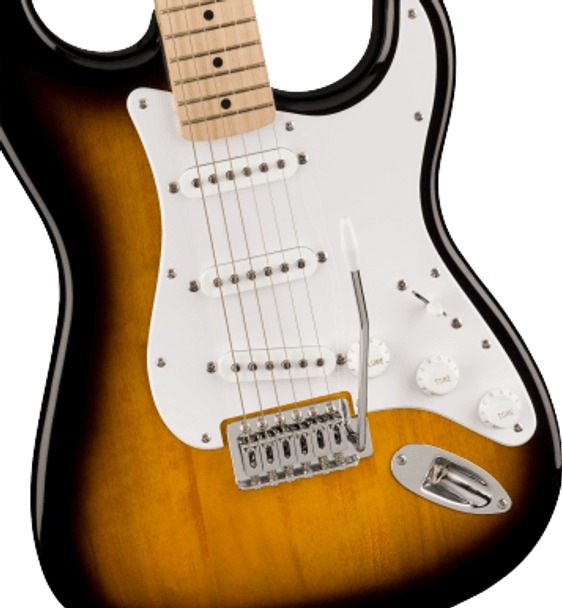 Fender Squier Sonic Stratocaster Electric Guitar, 2-Color Sunburst 