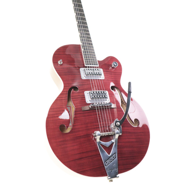 Gretsch G6120-BSHR-RRT Brian Setzer Hot Rod Electric Guitar, Flame Roman Red w/Case (pre-owned)