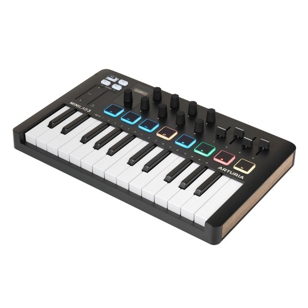 Arturia Minilab 3 25 Note Midi USB Keyboard Controller, Black 