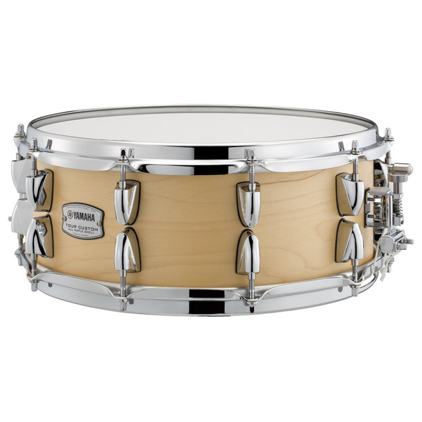 Yamaha Tour Custom 14x5.5 Inch Maple Snare Drum in Butterscotch Satin 