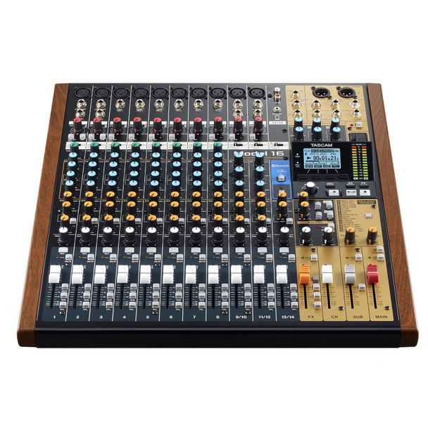 Tascam Model 16 Multitrack Recorder with Integrated USB Audio Interface 