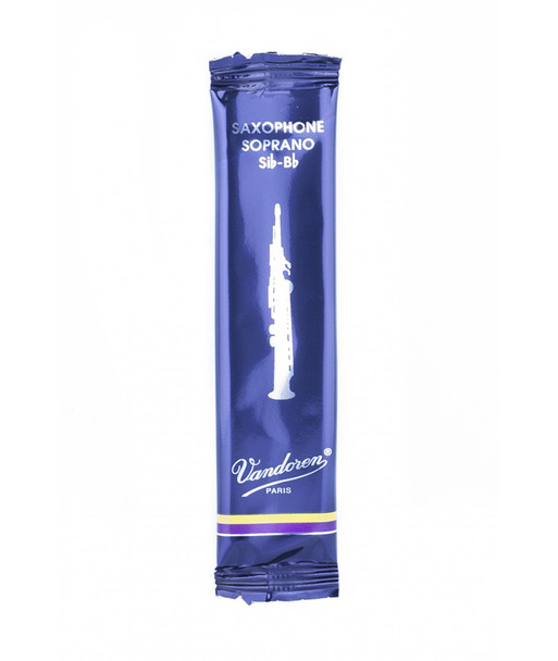 Vandoren Traditional SR203 Soprano Sax Reed, Strength 3, Box of 10 