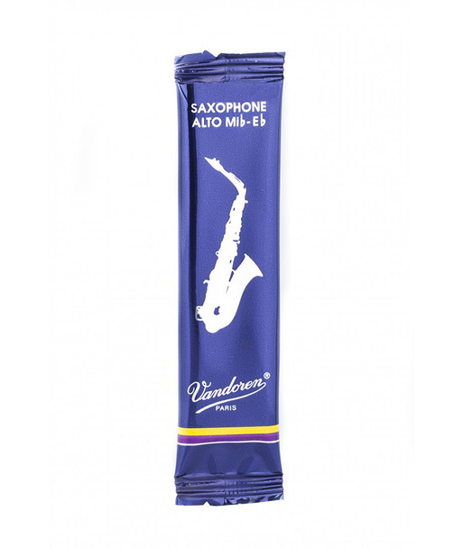 Vandoren Traditional SR212 Alto Sax Reed, Strength 2, Box of 10 