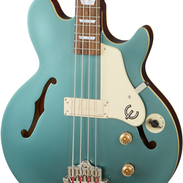 Epiphone Jack Casady Bass Guitar, Faded Pelham Blue 