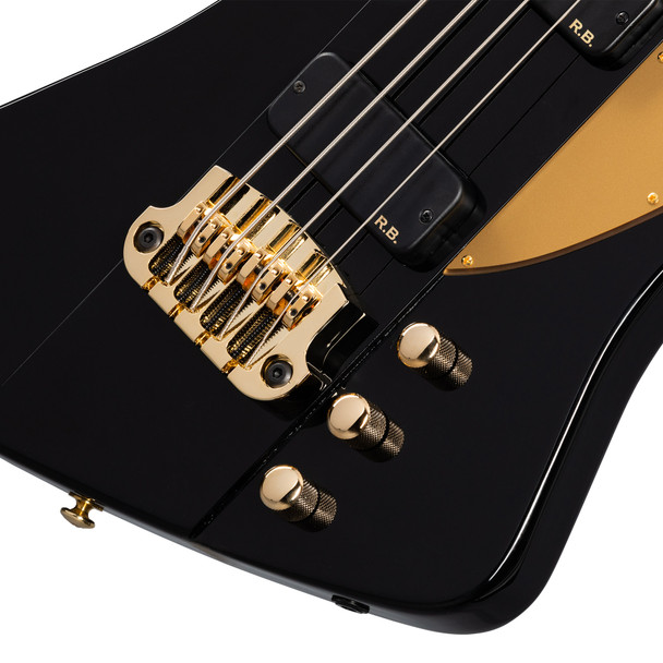 Gibson Rex Brown Thunderbird Bass Guitar, Ebony 