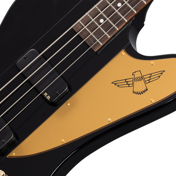 Gibson Rex Brown Thunderbird Bass Guitar, Ebony 