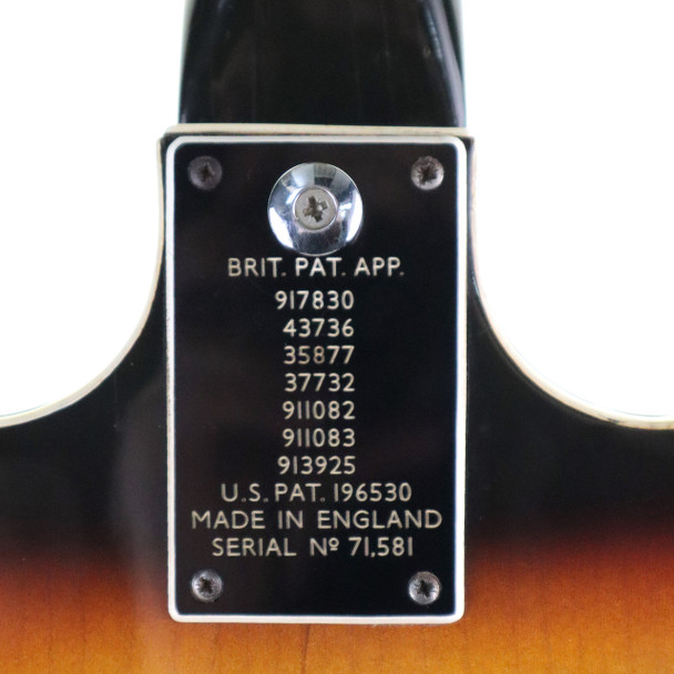 Baldwin 706 60s Hollowbody Electric Guitar, Sunburst (pre-owned)