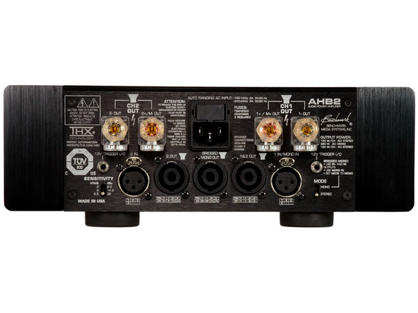 Benchmark AHB2 high res amplifier - black 
