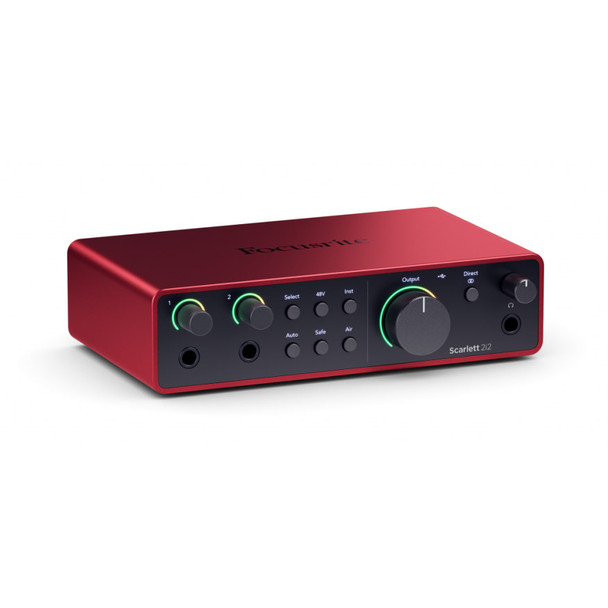 Focusrite Scarlett 2i2 Studio (4th Gen) USB Audio Recording Bundle