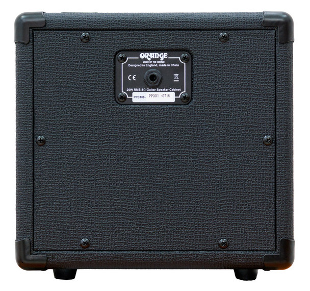 Orange PPC108 Amplifier Speaker Cabinet, Black 