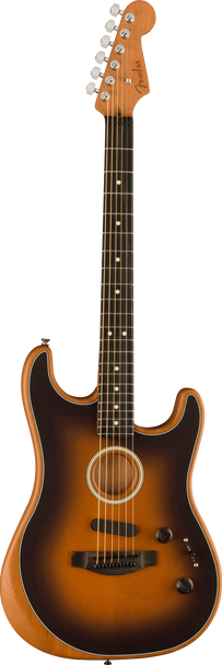 Fender Ltd Edition American Acoustasonic Stratocaster Electro-Acoustic Guitar, 2-Color Sunburst 