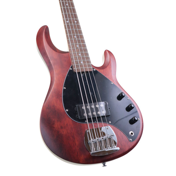 Sterling by Musicman SUB Series Stingray Ray5 Bass Guitar, Walnut Satin 