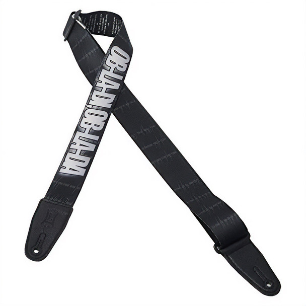 Levys MPL2-021 2 inch Polyester Legendary Lyrics Guitar Strap - OB-LA-DI-OB-LA-DA 