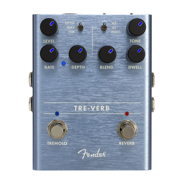 Fender Tre-Verb Digital Reverb/Tremolo Effects Pedal  (as new)