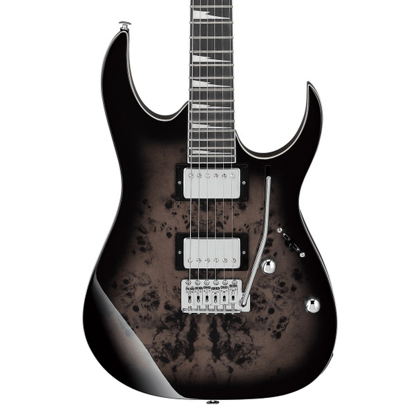 ibanez GIO Series RG GRG220PA1 Electric Guitar, Transparent Brown Black Sunburst 