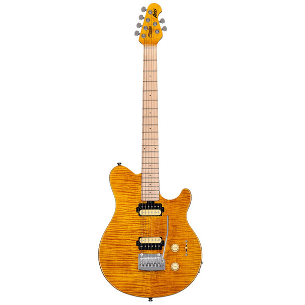 Sterling by Musicman Axis AX3FM Electric Guitar, Trans Gold 