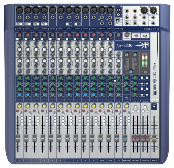 Soundcraft Signature 16 Analogue Mixing Console 