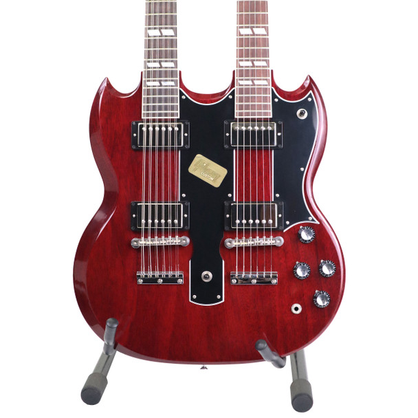 Gibson EDS-1275 Doubleneck SG Electric Guitar, Cherry Red w Hard Case (pre-owned)