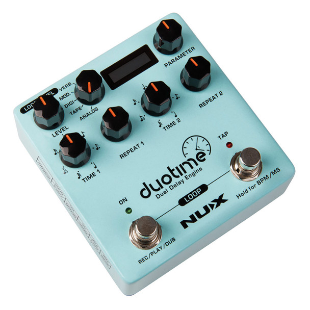 NU-X Duo Time Delay Engine Effects Pedal 