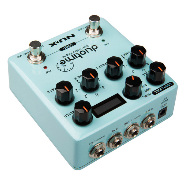 NU-X Duo Time Delay Engine Effects Pedal 