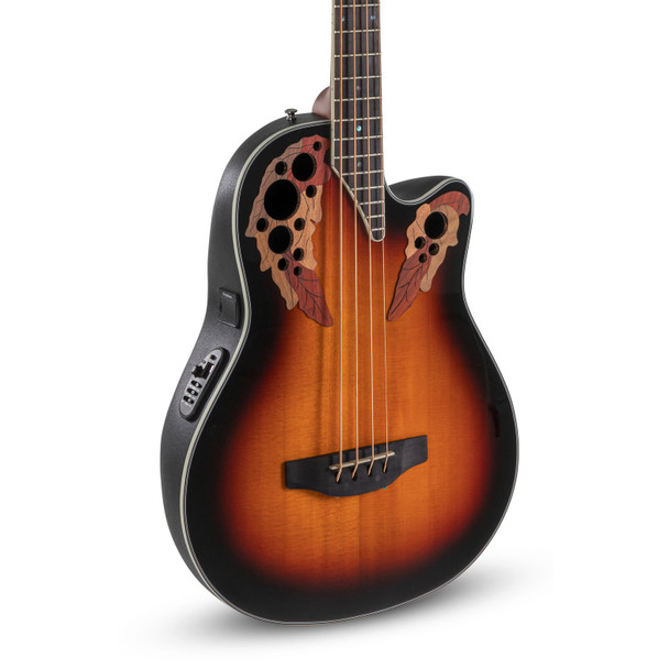 Ovation CEB-44-1N-G Celebrity Elite Plus Bass, New England Burst 