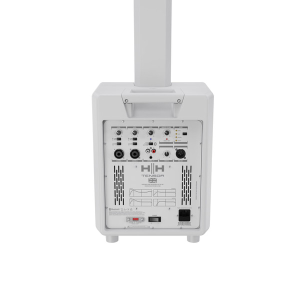 HH Electronics Tensor-Solo All-In-One Column PA System, White 