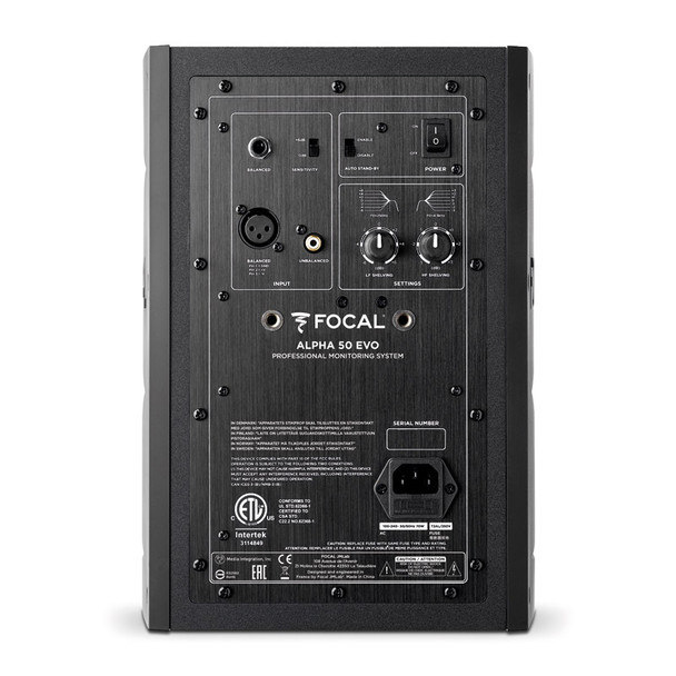 Focal Alpha 50 Evo Studio Monitors and Mercury-2 Room Kit Bundle 